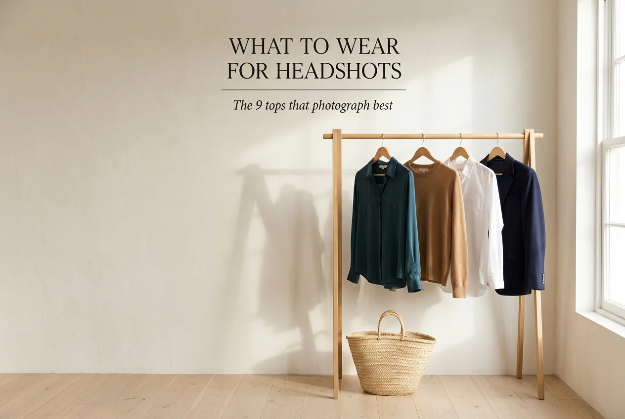 What to Wear for Headshots: How to Look Like Yourself on Camera