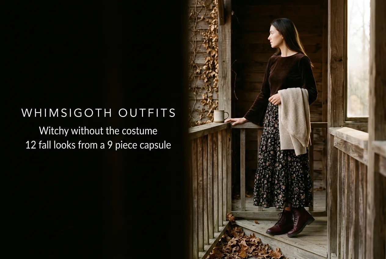 Whimsigoth Outfits: Witchy, Romantic Style You Can Build From Your Fall Capsule