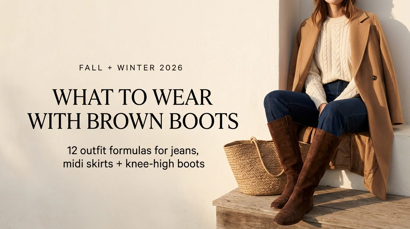 How to Style Brown Boots: Outfits for Fall and Winter