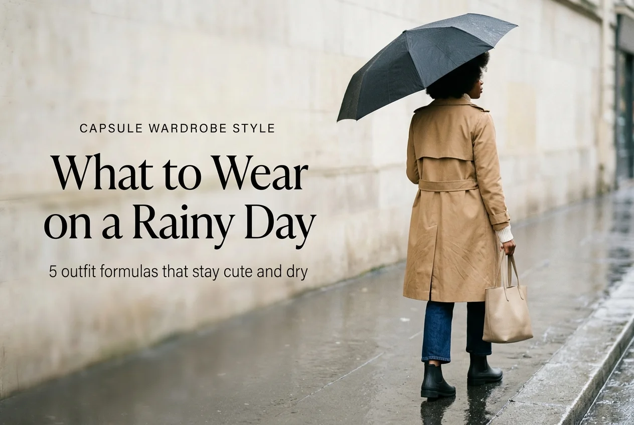 What to Wear on a Rainy Day: Outfits That Stay Cute and Dry