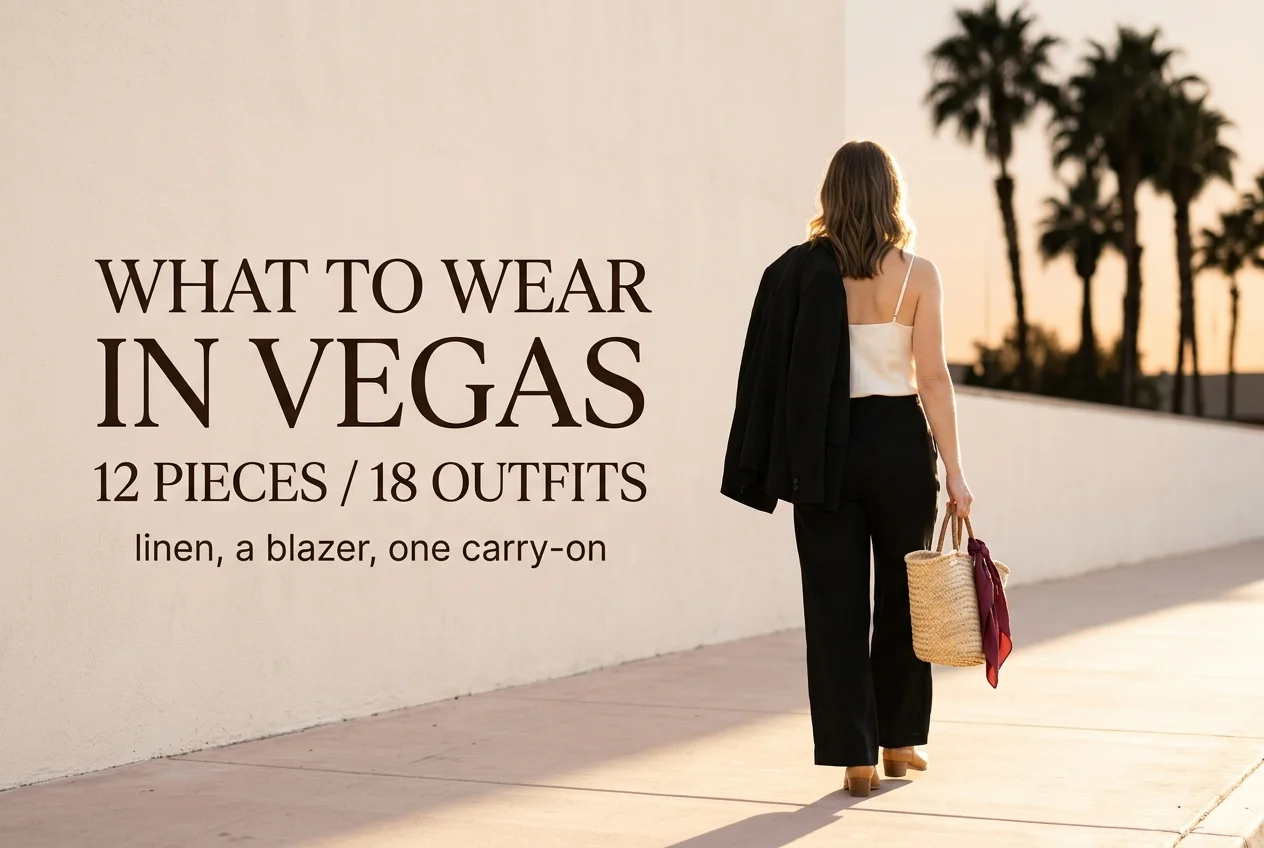 What to Wear in Vegas: Day-to-Night Outfits That Pack Light