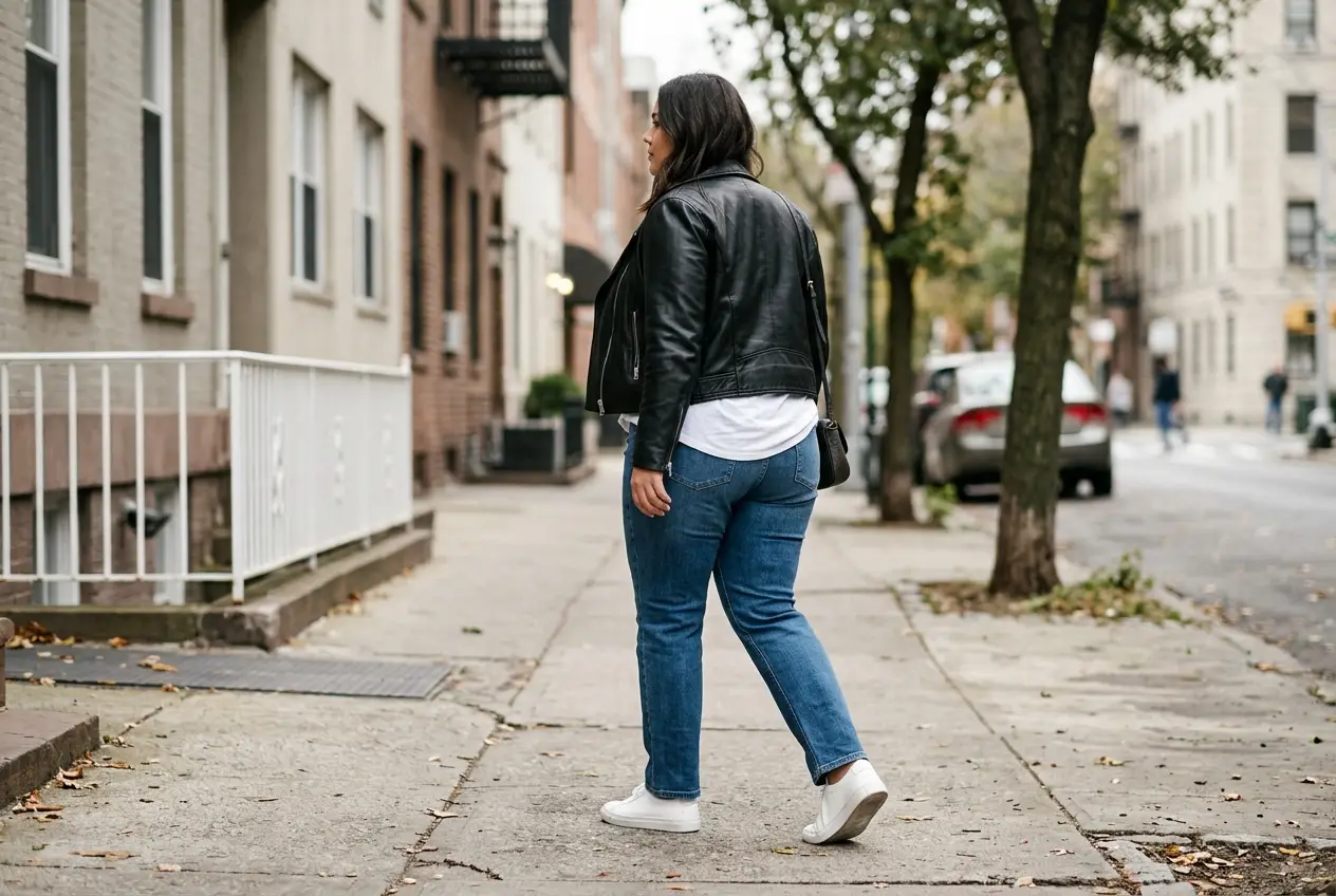 How to Style Leather Jacket Outfits for Plus-Size Women (12 Looks That Work)