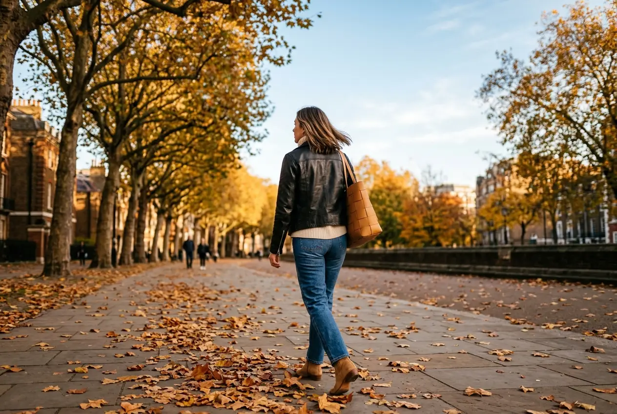 12 Leather Jacket Outfits for Cozy Fall and Winter Days