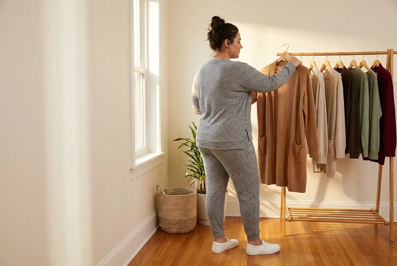 20 Loungewear Outfits for Plus-Size Women That Still Look Put-Together