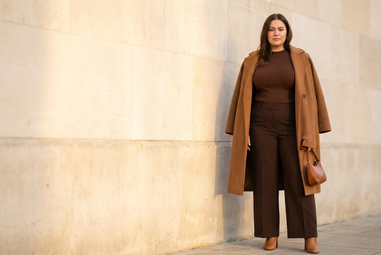 15 Ways to Wear Brown for Plus-Size Women (That Aren’t Just a Brown Dress)