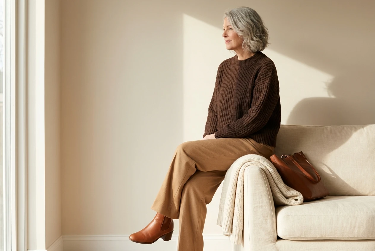 15 Ways to Wear Brown for Women Over 50 That Look Expensive, Not Dated