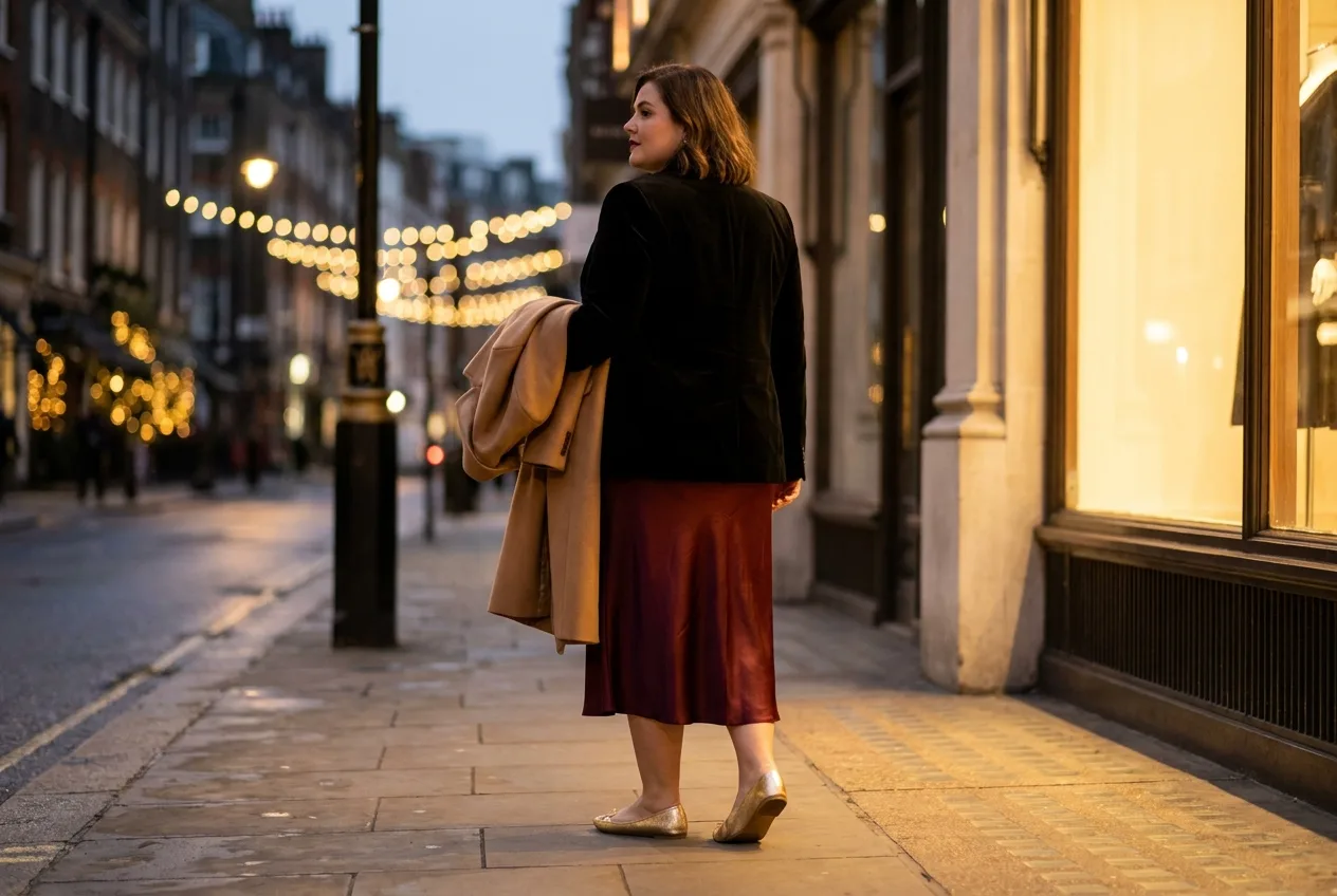 15 Holiday Party Outfit Ideas for Plus-Size Women (From a Capsule Wardrobe)