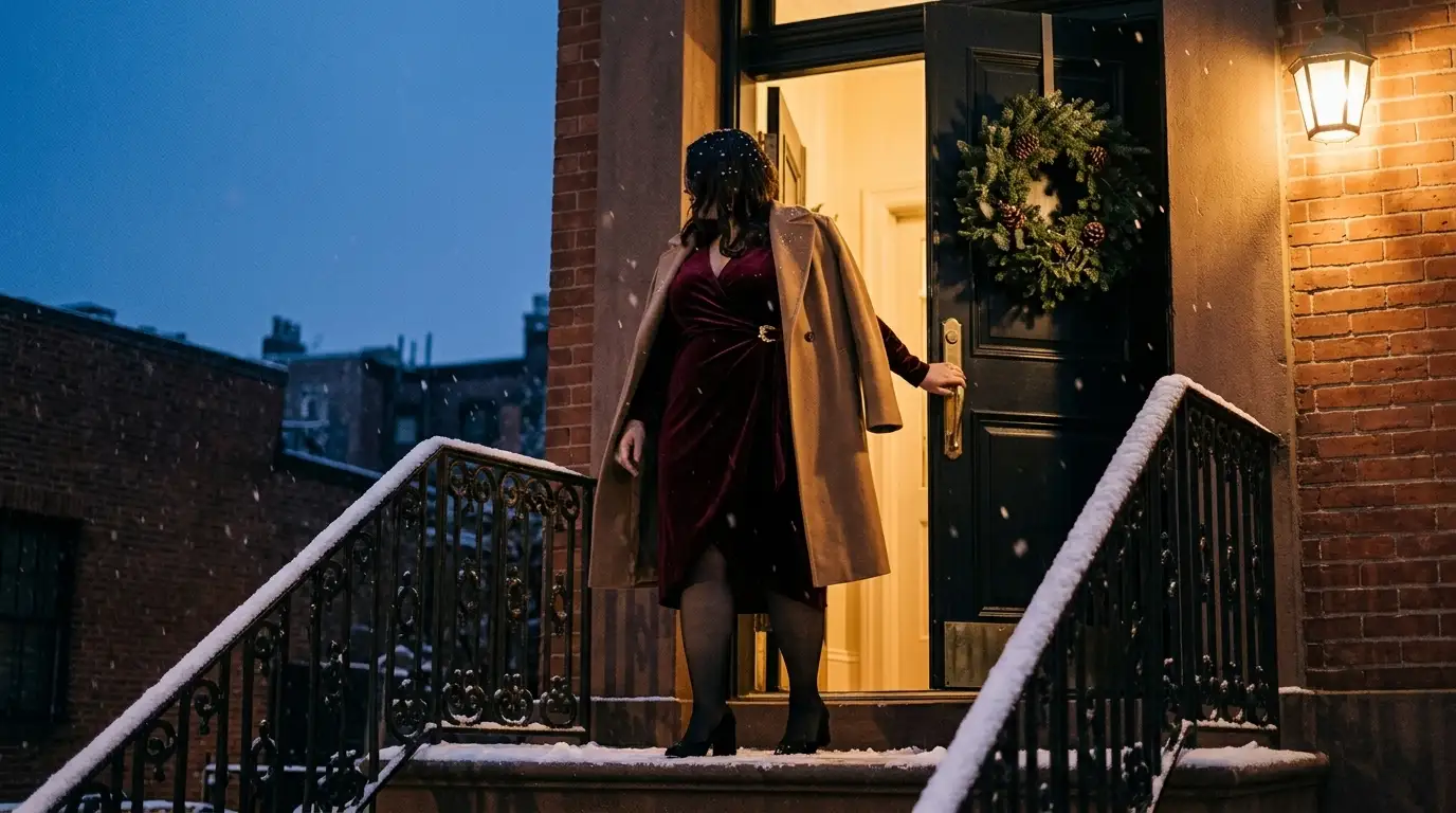 12 Christmas Outfit Ideas for Plus-Size Women (From a Capsule Wardrobe)